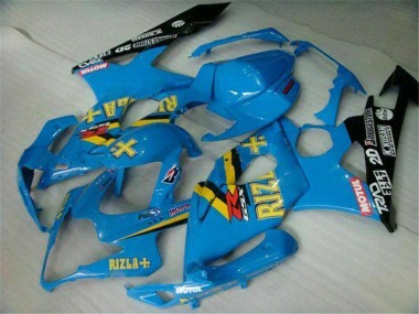 Acquista Carena Moto Suzuki GSXR 1000 2005-2006 - Blu Oro Nero Rizla