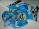 Acquista Carena Moto Suzuki GSXR 1000 2005-2006 - Blu Oro Nero Rizla