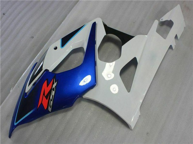 Acquista Kit Carena Moto Suzuki GSXR 1000 2005-2006 - Bianco Blu Nero Lucido