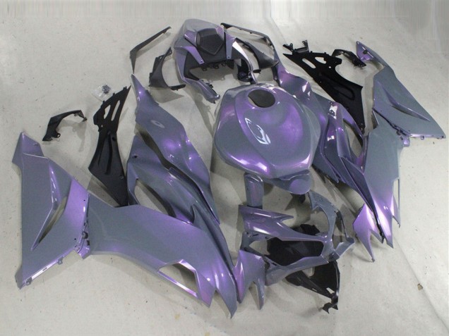 Acquista Carena Moto Kawasaki ZX6R 2019-2022 - Camaleonte Grigio Dazz Viola Perla