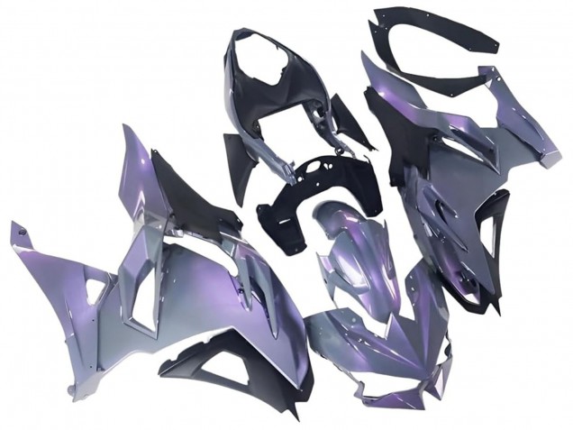 Acquista Carene Moto Kawasaki Ninja 500 EX500R 2024-2026 - Camaleonte Grigio Dazz Viola Perla