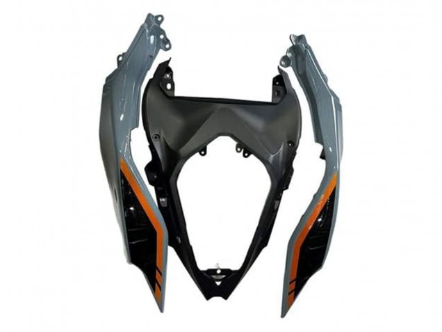 Acquista Carene Moto Kawasaki Ninja 500 EX500R 2024-2026 - Nardo Grigio Arancia Nero