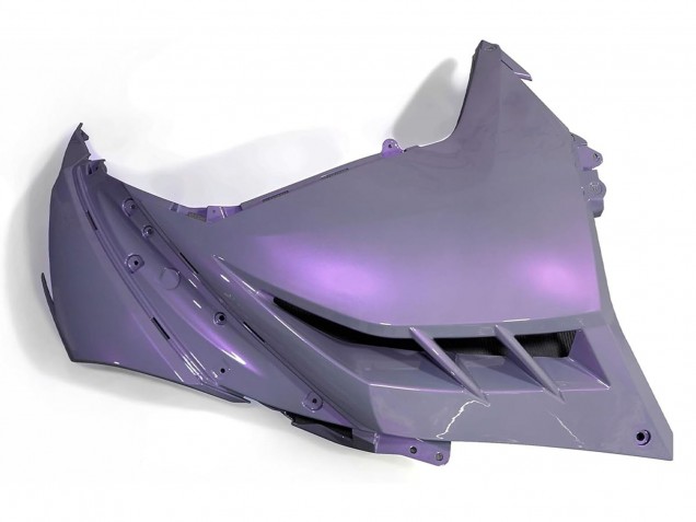 Acquista Carena Moto Kawasaki EX300 2013-2024 - Camaleonte Grigio Dazz Viola Perla
