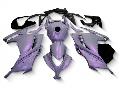 Acquista Carena Moto Kawasaki EX300 2013-2024 - Camaleonte Grigio Dazz Viola Perla