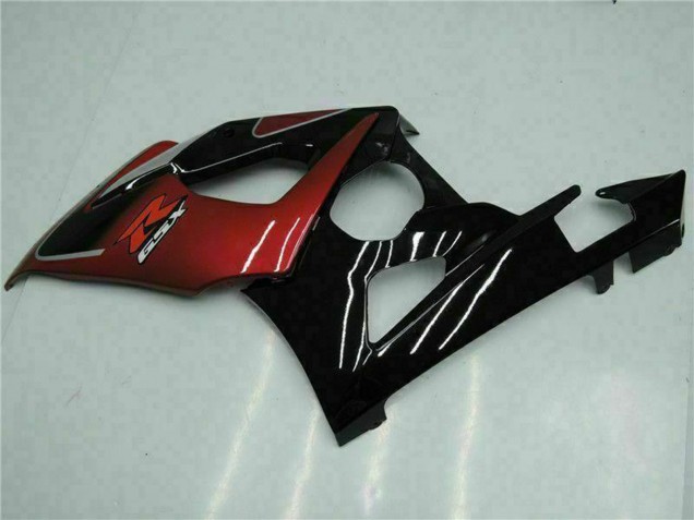 Acquista Carena Moto Suzuki GSXR 1000 2005-2006 - Rosso Argento Nero Lucido