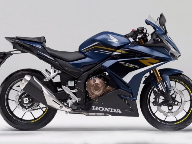 Acquista Carena Moto Honda CBR400R 2022 - Blu Scuro Nero Opaco
