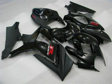 Acquista Carena Moto Suzuki GSXR 1000 2007-2008 - Nero Lucido Nero Opaco Rosso