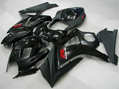 Acquista Carena Moto Suzuki GSXR 1000 2007-2008 - Nero Lucido Nero Opaco Rosso