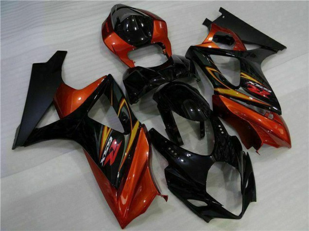 Acquista Carena Moto Suzuki GSXR 1000 2007-2008 - Nero Arancia