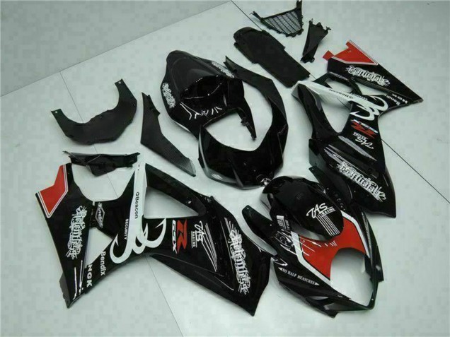Acquista Carena Moto Suzuki GSXR 1000 2007-2008 - Nero Lucido Rosso Bianco