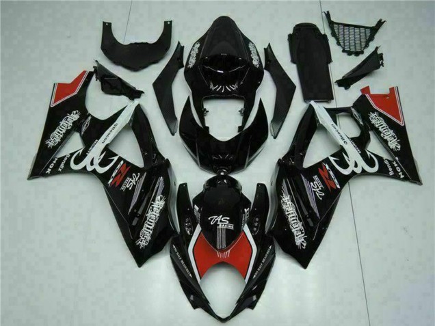 Acquista Carena Moto Suzuki GSXR 1000 2007-2008 - Nero Lucido Rosso Bianco