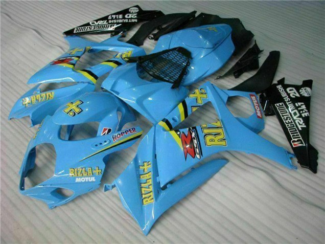 Acquista Kit Carena Moto Suzuki GSXR 1000 2007-2008 - Blu Oro Nero Rizla