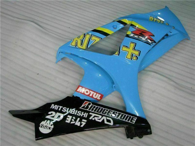 Acquista Kit Carena Moto Suzuki GSXR 1000 2007-2008 - Blu Oro Nero Rizla