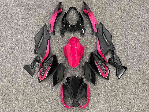 Acquista Carena Moto Kawasaki Z400 2018-2024 - Nero Opaco Luminoso Rosa