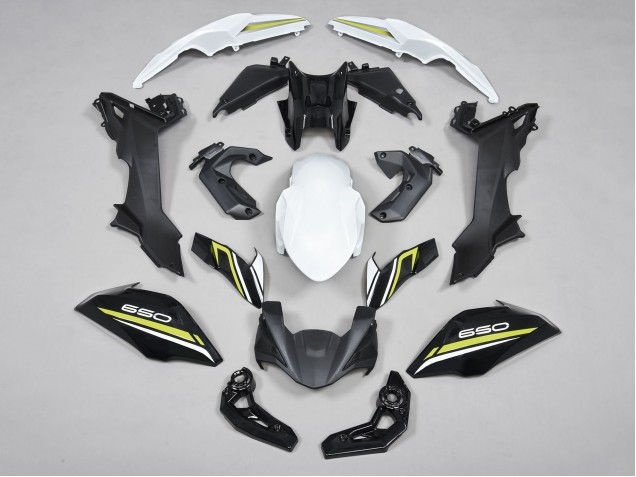 Acquista Carena Moto Kawasaki Ninja Z650 2017-2019 - Nero Bianco Giallo