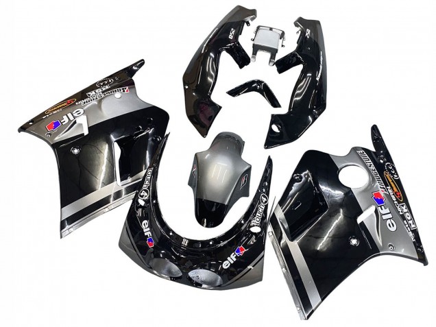 Acquista Carena Moto Kawasaki ZXR250 1989-1990 - Nero Lucido Grigio Elf Touch4 Bridgestone