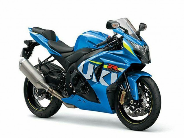 Acquista Kit Carena Moto Suzuki GSXR 1000 2009-2016 - Blu Verde Bianco