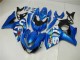 Acquista Kit Carena Moto Suzuki GSXR 1000 2009-2016 - Blu Verde Bianco
