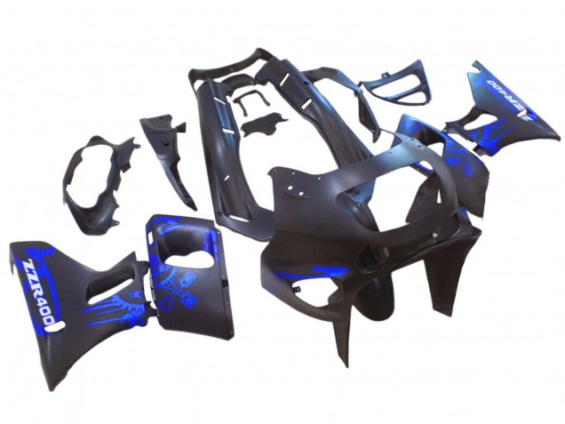 Acquista Carena Moto Kawasaki ZZR400 1993-2007 - Nero Opaco Blu