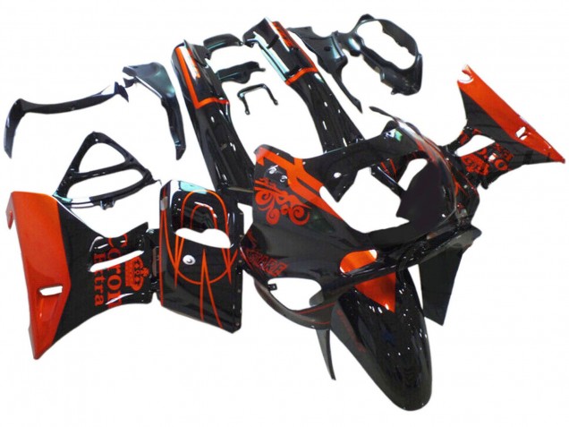 Acquista Carena Moto Kawasaki ZZR400 1993-2007 - Nero Lucido Rosso Corona Extra
