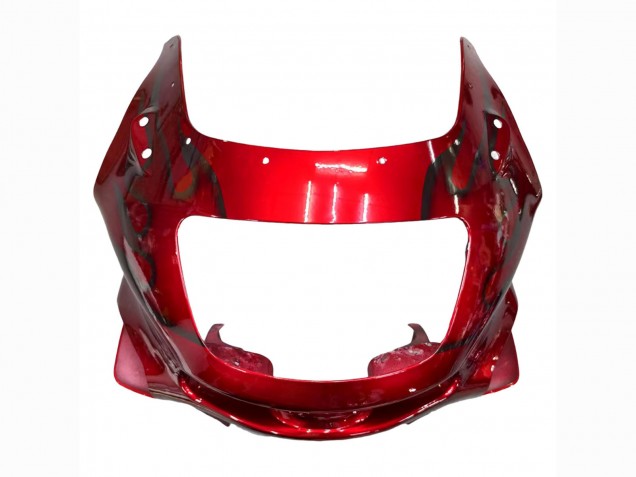 Acquista Carena Moto Kawasaki ZZR600 1998-2003 - Rosso Nero Fiamma
