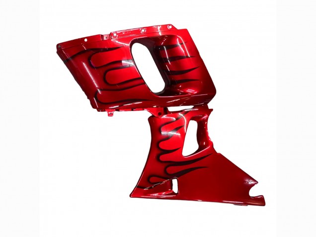 Acquista Carena Moto Kawasaki ZZR600 1998-2003 - Rosso Nero Fiamma