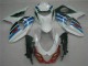 Acquista Carena Moto Completo Suzuki GSXR 1000 2009-2016 - Bianco Blu Nero
