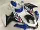Acquista Kit Carena Moto Completo Suzuki GSXR 1000 2009-2016 - Bianco Blu Nero