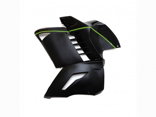 Acquista Carena Moto Kawasaki GTR1400/ZG1400 2007-2009 - Nero Opaco Verde Linea