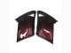 Acquista Carena Moto Kawasaki GTR1400/ZG1400 2007-2009 - Rosso Bordeaux Nero
