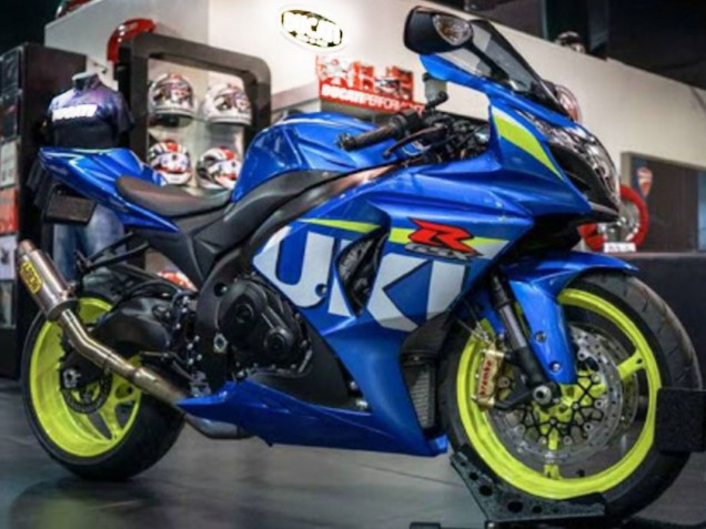 Acquista Carena Moto Suzuki GSXR 1000 2009-2016 - Blu Verde Bianco