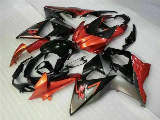 Acquista Carena Moto Suzuki GSXR 1000 2009-2016 - Arancia Nero Lucido