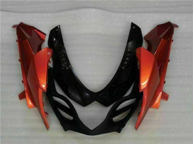 Acquista Carena Moto Suzuki GSXR 1000 2009-2016 - Arancia Nero Lucido