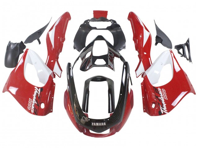 Acquista Kit Carena Moto Yamaha YZF 1000R Thunderace 1997-2007 - Rosso Nero Bianco Thunderace