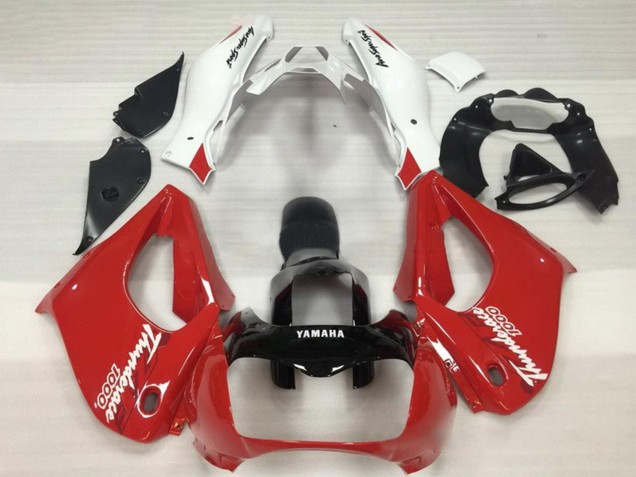 Acquista Carena Moto Yamaha YZF 1000R Thunderace 1997-2007 - Rosso Nero Bianco Thunderace