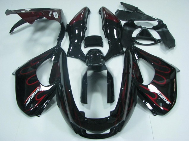Acquista Carena Moto Yamaha YZF 1000R Thunderace 1997-2007 - Nero Rosso Fiamma
