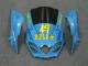 Acquista Carena Moto Suzuki GSXR 1000 2009-2016 - Blu Giallo Rizla 19 Rosso