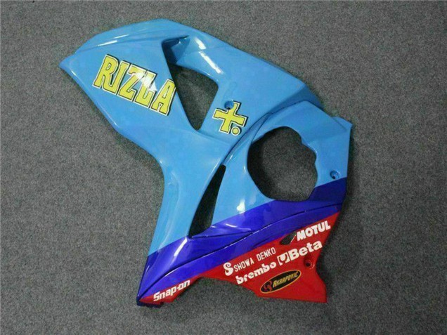 Acquista Carena Moto Suzuki GSXR 1000 2009-2016 - Blu Giallo Rizla 19 Rosso