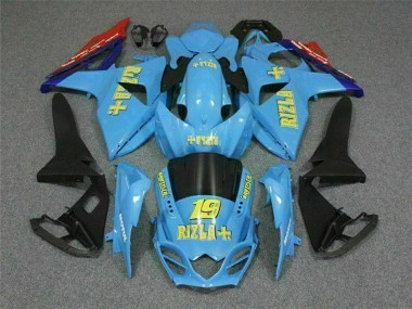 Acquista Carena Moto Suzuki GSXR 1000 2009-2016 - Blu Giallo Rizla 19 Rosso
