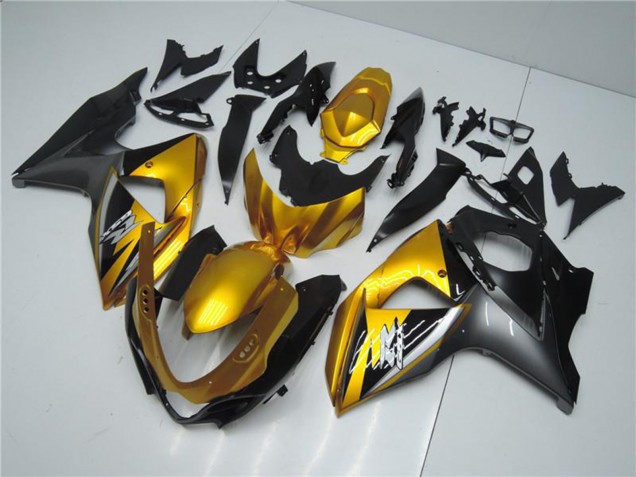 Acquista Carena Moto Suzuki GSXR 1000 2009-2016 - Oro Nero Opaco