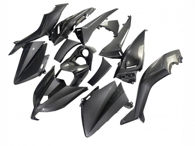 Acquista Carena Moto Yamaha TMAX530 2012-2014 - Nero Fibra di Carbonio