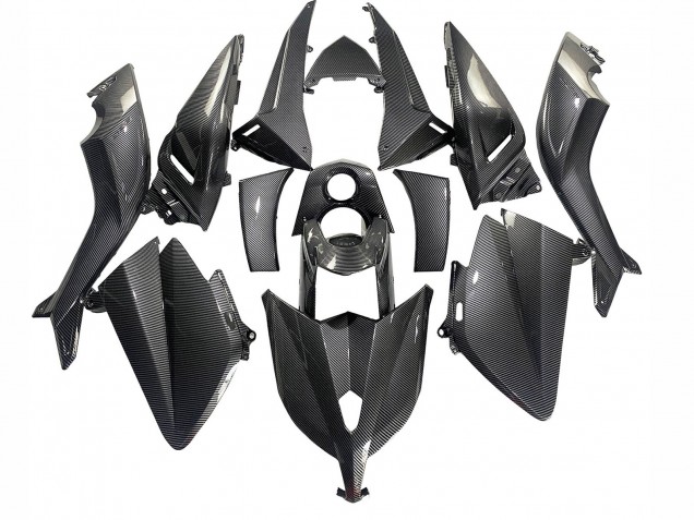 Acquista Carena Moto Yamaha TMAX530 2012-2014 - Nero Fibra di Carbonio