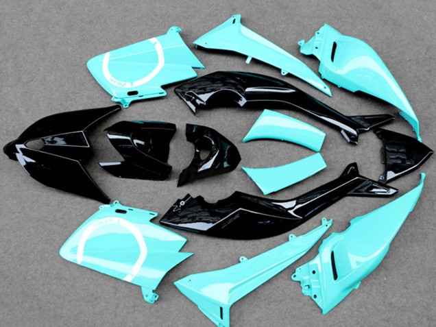 Acquista Carena Moto Yamaha TMAX530 2012-2014 - Azzurro Chiaro Nero Lucido
