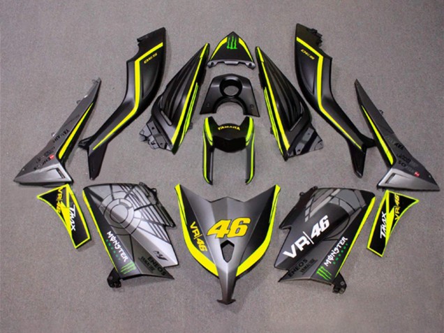 Acquista Carena Moto Yamaha TMAX530 2012-2014 - Grigio Opaco Giallo Mostro 46