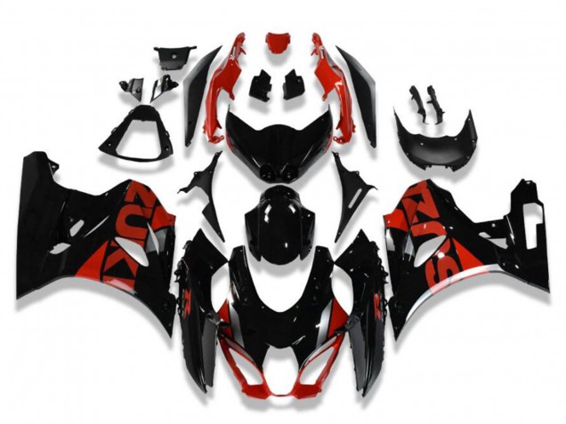 Acquista Carena Moto Suzuki GSXR 1000 2017-2024 - Nero Lucido Rosso