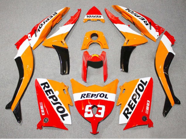 Acquista Carena Moto Yamaha TMAX530 2012-2014 - Rosso Arancia Bianco Repsol 93