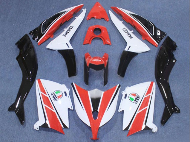 Acquista Carena Moto Yamaha TMAX530 2012-2014 - Rosso Bianco Nero
