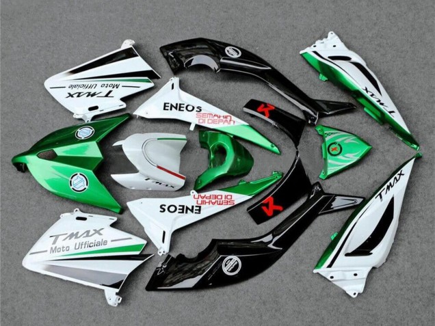 Acquista Carena Moto Yamaha TMAX530 2012-2014 - Bianco Verde Nero Semakin Didepan ENEOS