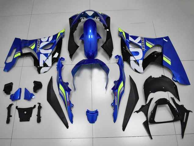Acquista Carena Moto Suzuki GSXR 1000 2017-2024 - Blu Bianco Verde