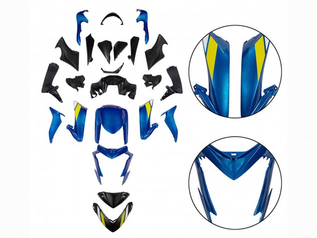 Acquista Carene Moto Suzuki GSX-S 1000 2015-2020 - Nero Blu